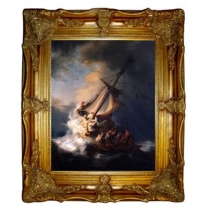 Dramatic Nautical Scene Canvas Art